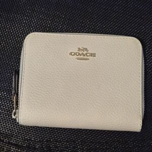 Coach Cream Leather Wallet